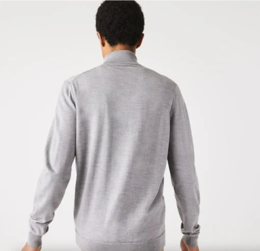 LACOSTE COLTRUI VAN MERINOWOL Grijs - Afbeelding 4
