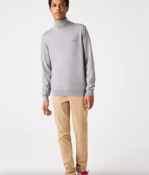 LACOSTE COLTRUI VAN MERINOWOL Grijs - Afbeelding 3